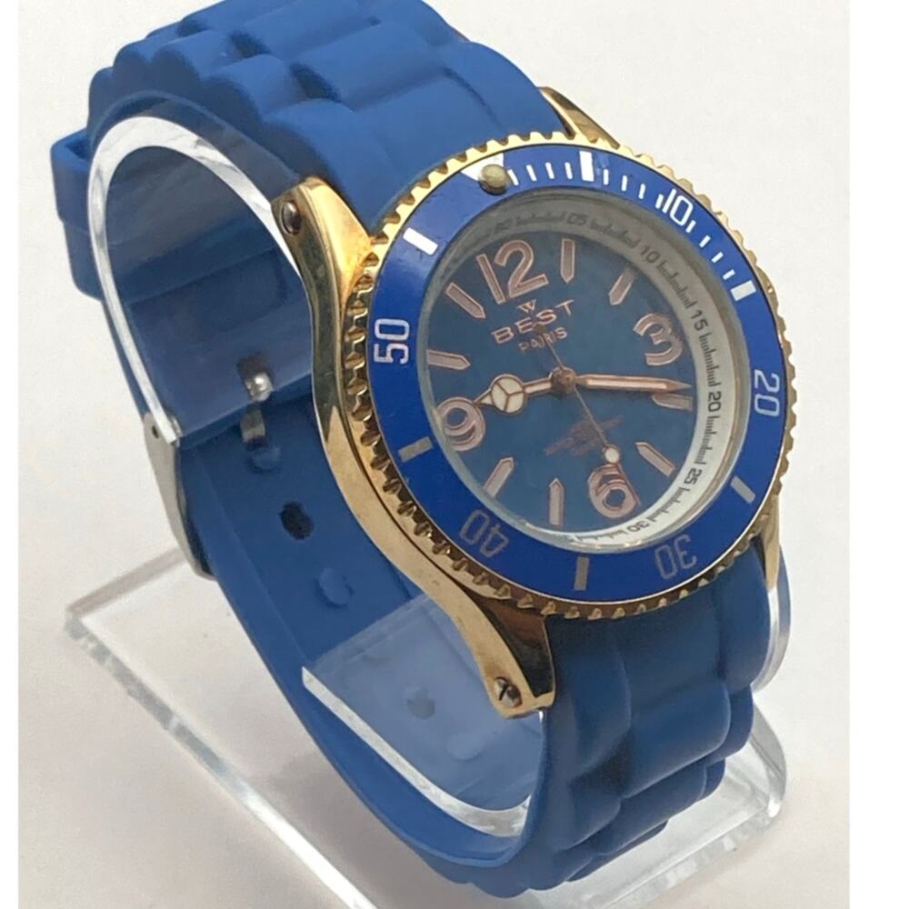 W Best Paris Limited Edition Mens Womens Watch 38mm - New Battery -Adjustable WR